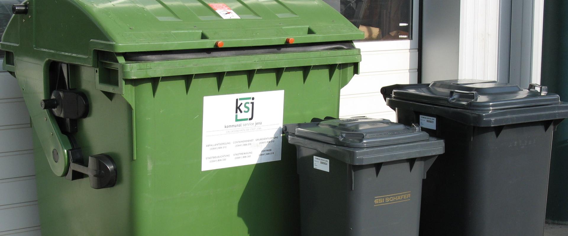 Residual waste containers