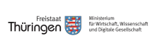 Logo Free State of Thuringia - Ministry of Economic Affairs, Science and Digital Society