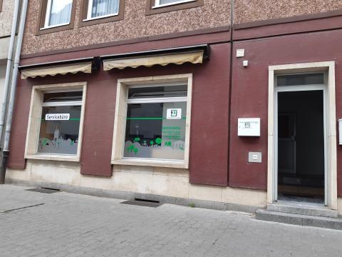 Servicebüro des KSJ in der Saalstraße 9 - Außenansicht