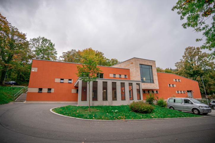 Außenansicht vom Krematorium Jena