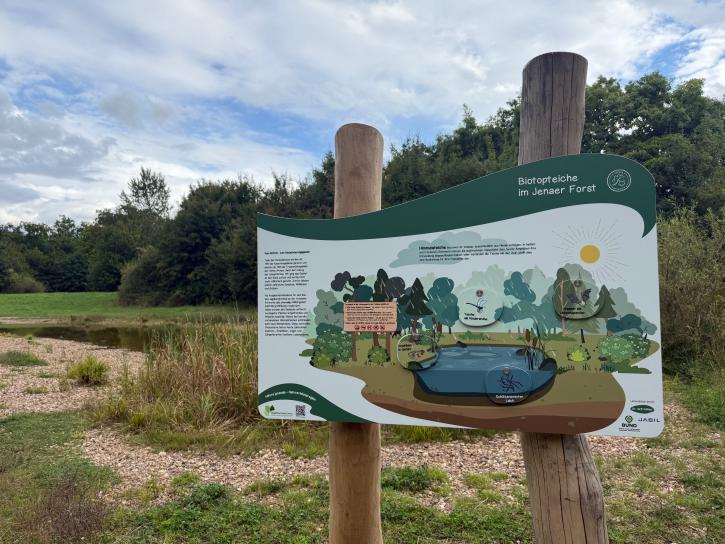 New information board protects biotope ponds and their inhabitants