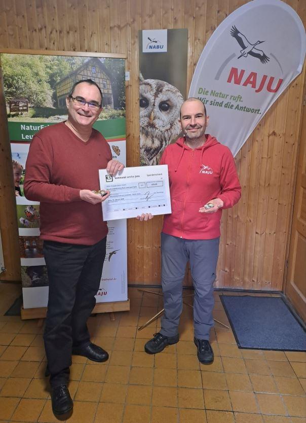 Übergabe Spende NAJU Jena