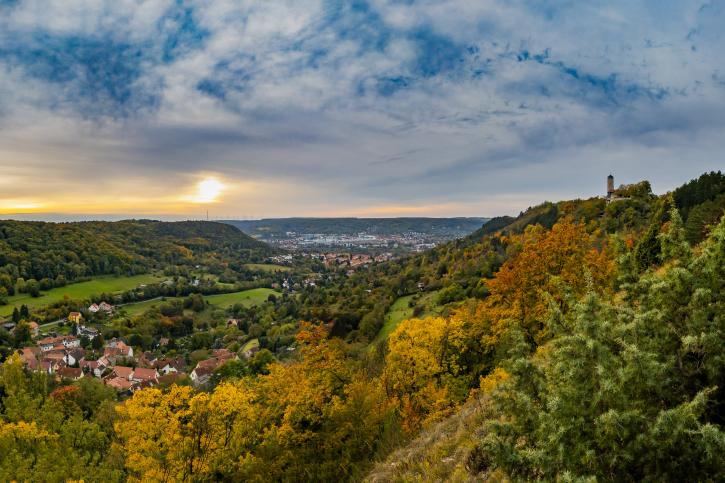 View of the valley and the Fuchsturm