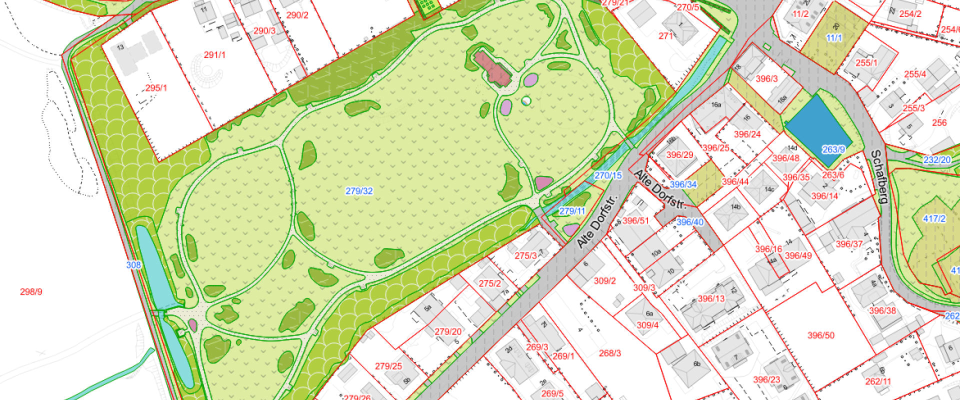 Area management - map with marking