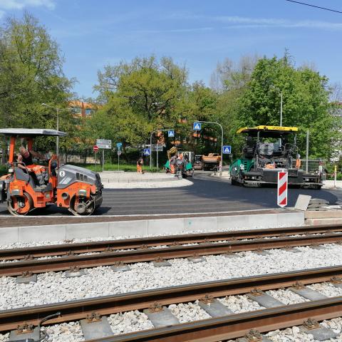 Straßenbau – Kreisel Vor dem Neutor