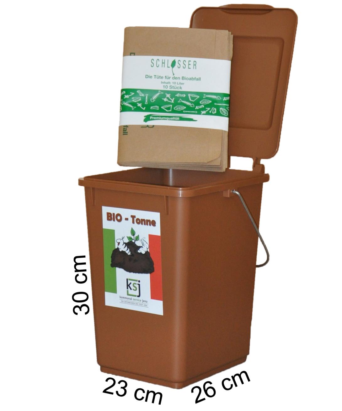 Mini-Bioabfall-Behälter für die Küche