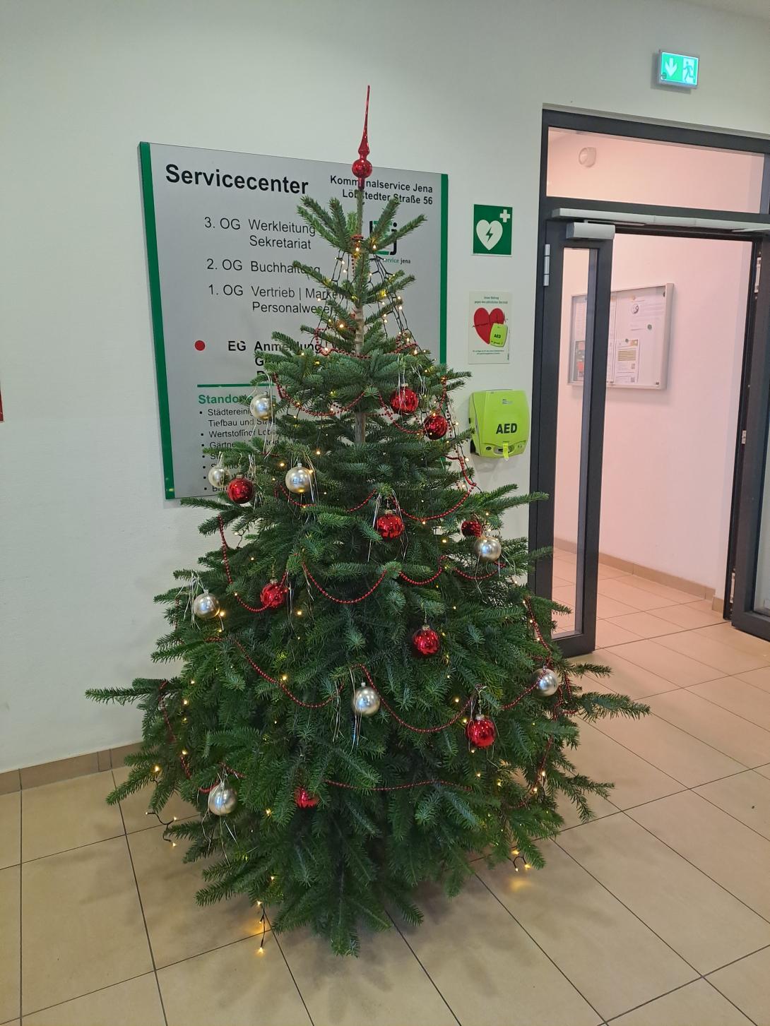 KSJ supports Christmas tree donation campaign of the Jena Hospice