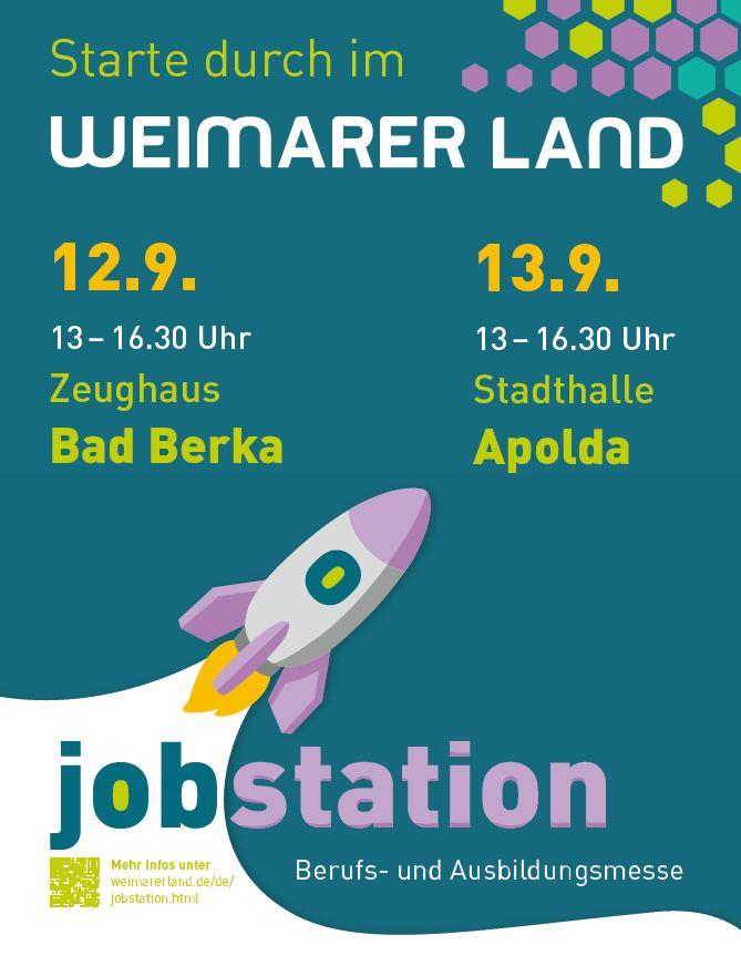 KSJ ist Teil der JOBStation 2025 Berufs- und Ausbildungsmesse in Bad Berka und Apolda