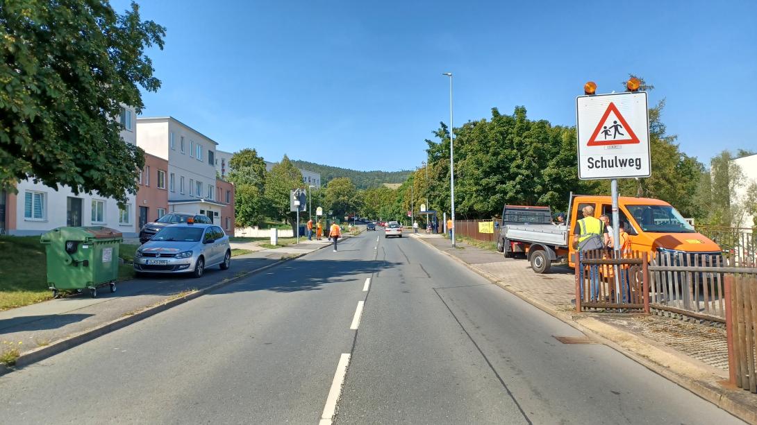 Oßmaritzer Straße – Straßensanierung und Erneuerung Trinkwasserleitung
