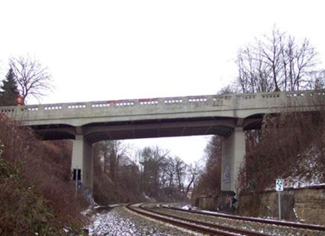 New construction of Forstweg bridge