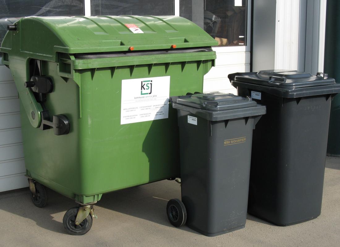 Residual waste containers 