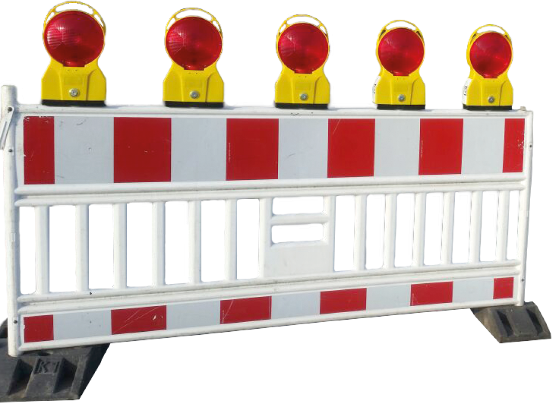 Baustelle – Absperrzaun