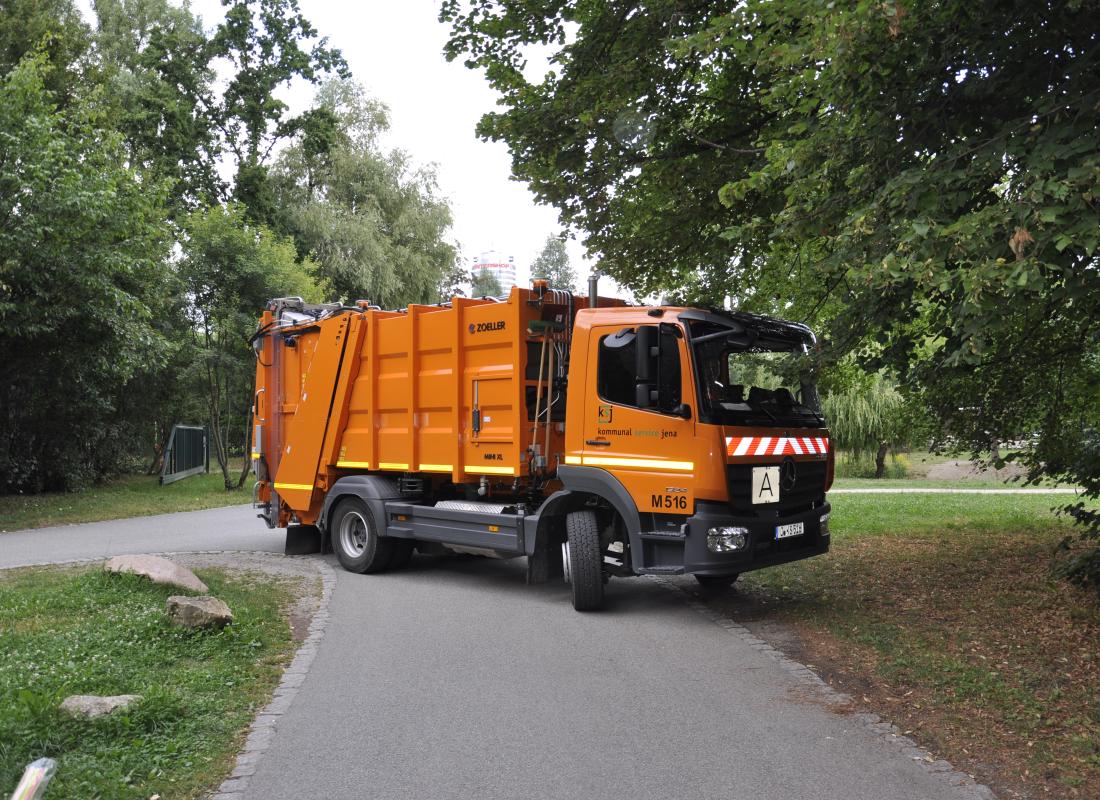 MB Atego – Zöller-Aufbau mini (Abfallsammelfahrzeug)