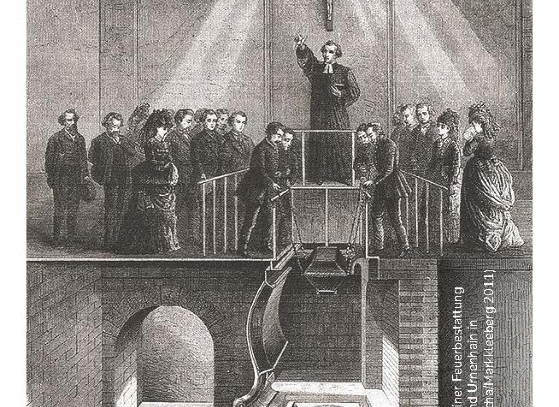 Flyer "150 years of cremation in Germany" - Cover picture