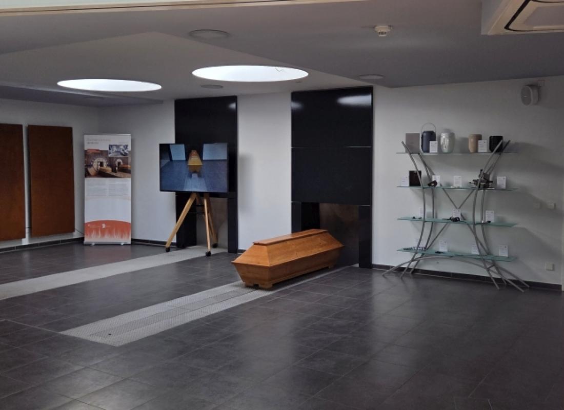 Review of the traveling exhibition "150 years of cremation in Germany" at Jena Crematorium