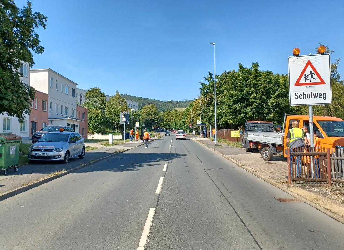 Oßmaritzer Straße – Straßensanierung und Erneuerung Trinkwasserleitung