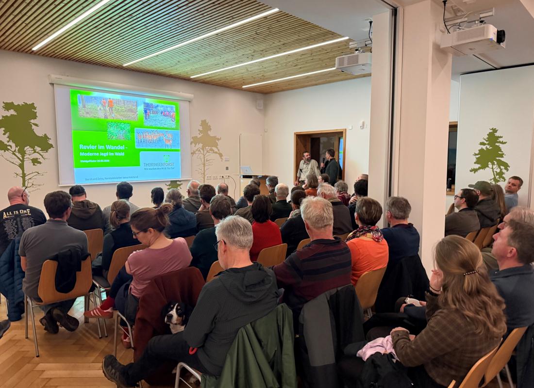 Lecture from 26.02. - ThüringenForst: Revier im Wandel - Modern hunting in the forest
